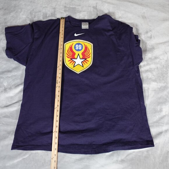 Vintage Nike Warhawk Military Style T Shirt Mens XL Oversized Center Swoosh Y2K - Picture 7 of 7